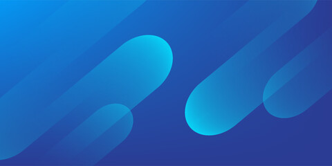 Abstract blue background with diagonal lines. Dynamic shapes composition. Vector illustration