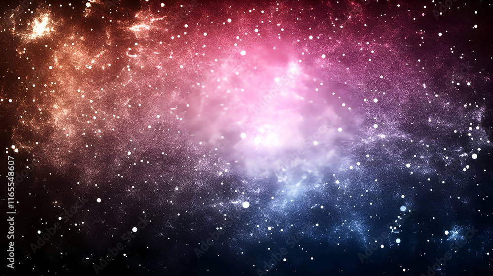 Poster cosmic nebula abstract background