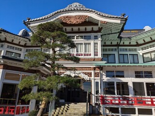 The classic building of Fujiya Hotel in Japan