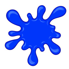 Naklejka premium blue spot on white background vector image