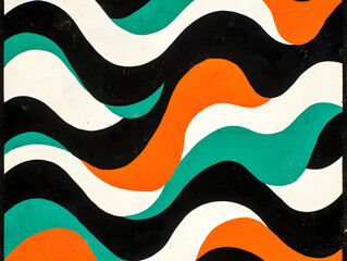 Abstract Wave Background Illustration