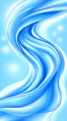Abstract Blue Swirl Background Illustration