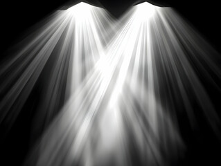 Abstract Light Rays Background