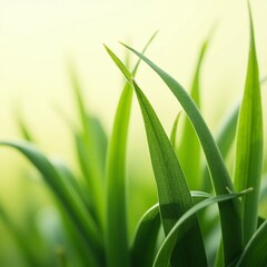 Obraz premium green grass isolated on white