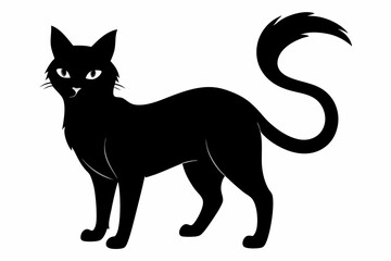 Cat Silhouette Black Vector