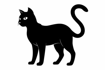 Cat Silhouette Black Vector
