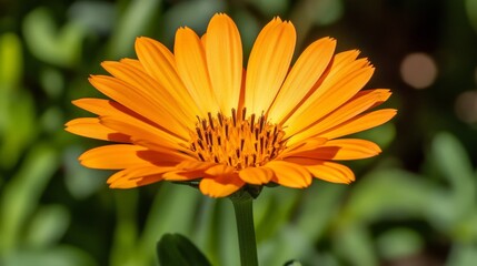 Obraz premium Vibrant Flower Blooming in Bright Sunlight