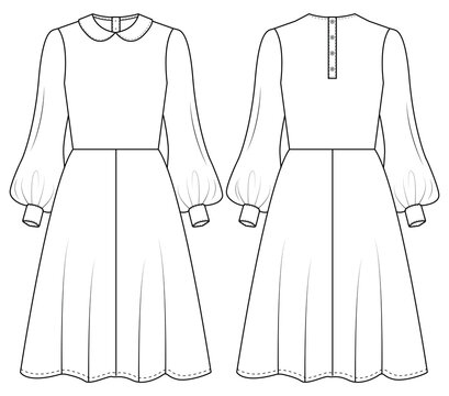 long sleeve dress template long sleeve dress template The A-Line Dress Sewing Pattern The Avid Seamstress-parroquiadesanalbertomagno.com