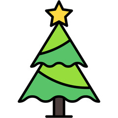 Christmas, tree, christmas tree, star, xmas Icon