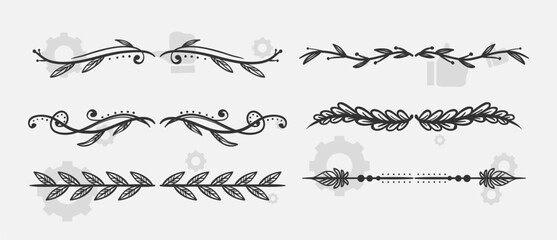 Botanic set of detailed various flowers and brunch. Luxury vintage floral collection for wedding invitation, wallpaper art or save the date card. Botanical vector illustration