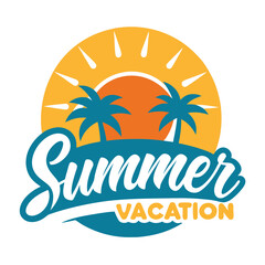 Fototapeta premium summer beach icon