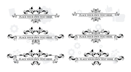 Set of botanical design elements. Frames, borders, wreaths, leaves, herbs, flowers, bouquets. Modern wedding style. Vector isolated illustration.