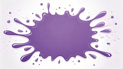 Fototapeta premium illustration of a purple splash background