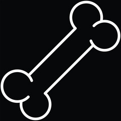 Outline icon related to animal welfare. Linear icon collection. Editable stroke. Vector illustration. Icon Doodle black and white related to Dog's and animal with transparent background.