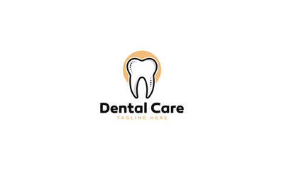 Obraz premium Creative Fresh Modern Minimalist Dental Care Logo Vector, Designs for Professional Appeal