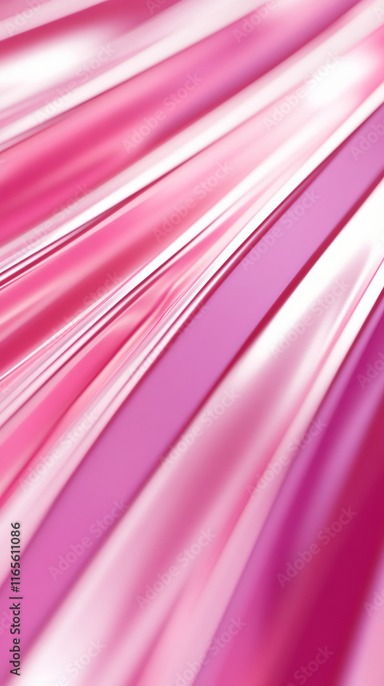 Aufkleber pink diagonal lines flowing creating a smooth and romantic background, perfect for valentine's day p