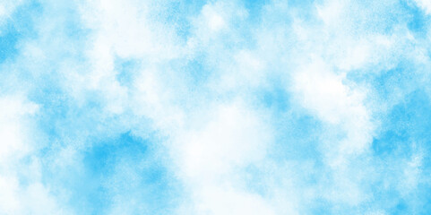 Abstract watercolor shades blurry and defocused cloudy blue sky background, abstract blue sky Water color Illustration, beautiful grunge blue background with space and for any design.