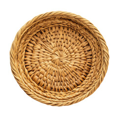 Obraz premium Artistic Top View of a Bread Basket for Culinary Use on transparent background