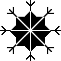 snow, snowflake, winter, christmas Icon
