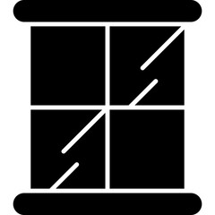 Christmas, snow, window, winter Icon