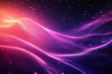 Fototapeta premium Cyber Space Abstract Digital Background, Generative AI