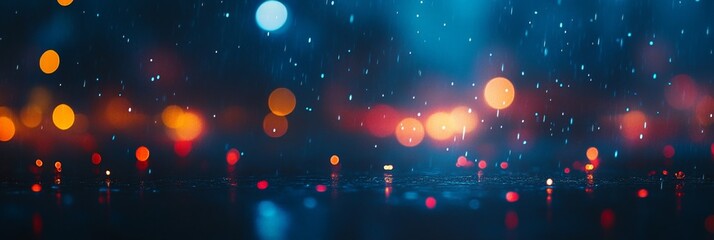 Vibrant abstract scenes evoking joy and entertainment in a softly focused artistic background