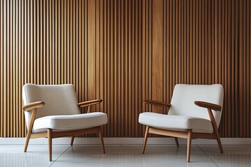 Modern minimalist living room interior