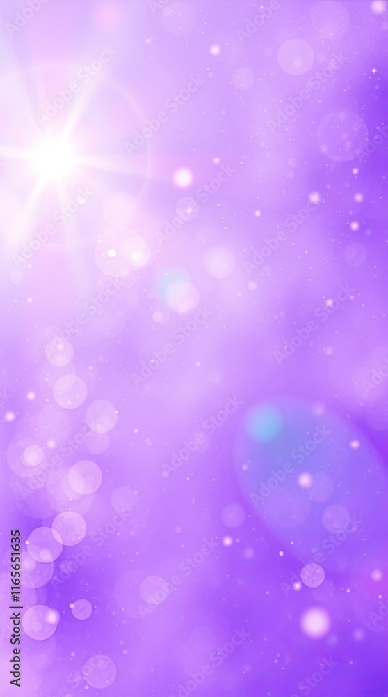 Aufkleber this colorful backdrop features vivid purple tones illuminated by gentle light, with a playful arran