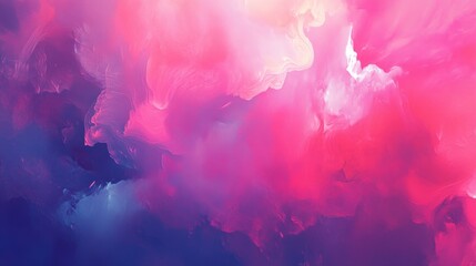 Naklejka premium Abstract Pink Purple Swirling Nebula Background