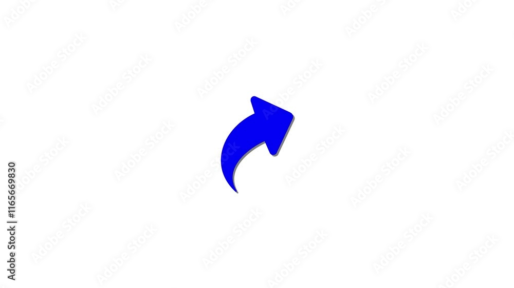 Poster share icon animation.simple icon forward.