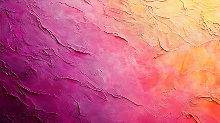 Naklejka premium Abstract Pink and Orange Textured Paint Background