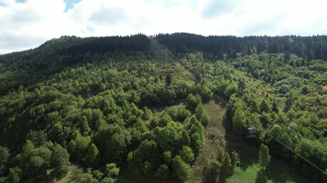 Green Trebevic Mountain