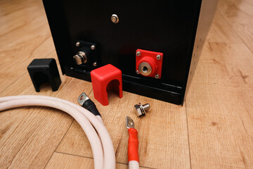 DC 48v lifepo4 accumulator box. DC Battery for Solar inverter charging station for home and...