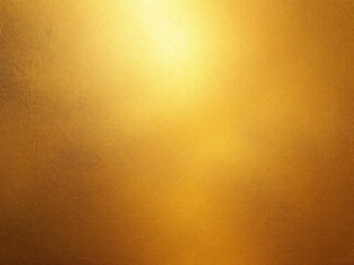 Naklejka premium Gradient gold background with a smooth, shiny, and luxurious metallic texture.