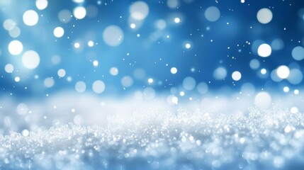 Sparkling Winter Wonderland Background - Festive Holiday Scene