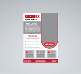 Corporate Business Flyer poster pamphlet brochure cover design layout background