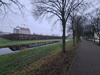 Naturpfad in Stralsund, Mecklenburg - Vorpommern: Zur Dezemberzeit