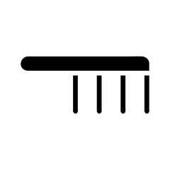Toothbrush icon. Concept of dental hygiene, oral care, and personal grooming.