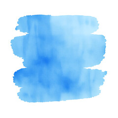 watercolor washes in varying shades of blue
