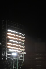 球場のナイター照明