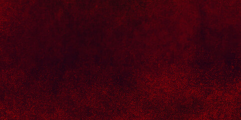 Abstract Black background with dark old cracked concrete wall texture, illustration, soft blurred texture in center with blank, Red grunge old watercolor texture with painted stripe of red color.
