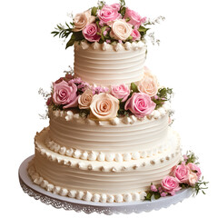 wedding cake isolated on transparent background wedding cake png