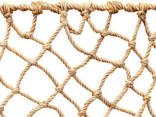 Isolated Woven Rope Net, Detailed Texture