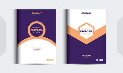 Corporate Business Proposal Catalog Cover Design Template