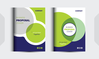Corporate Business Proposal Catalog Cover Design Template