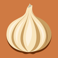 garlic isolated vector design