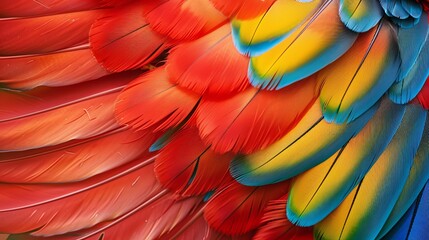 A vibrant and exotic bird showcasing its colorful plumage