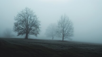 Misty Forest Landscape