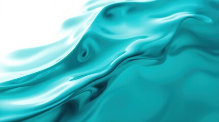 Obraz premium Minimalist composition with vibrant abstract fluid shapes