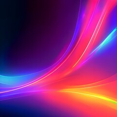 Abstract Neon Color Fusion Background